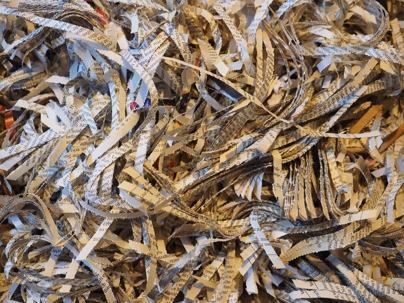 Shredded paper