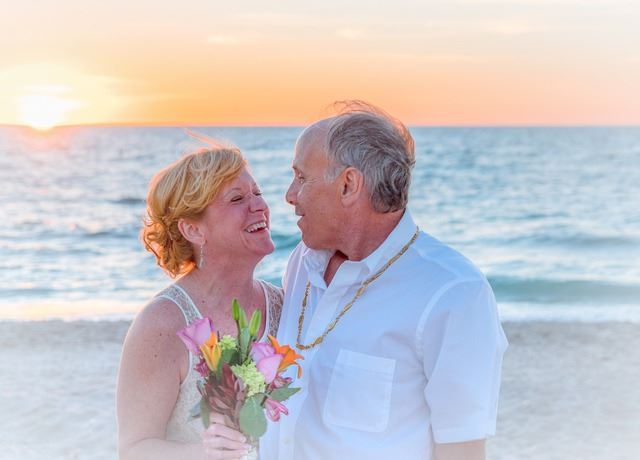 older couple getting married